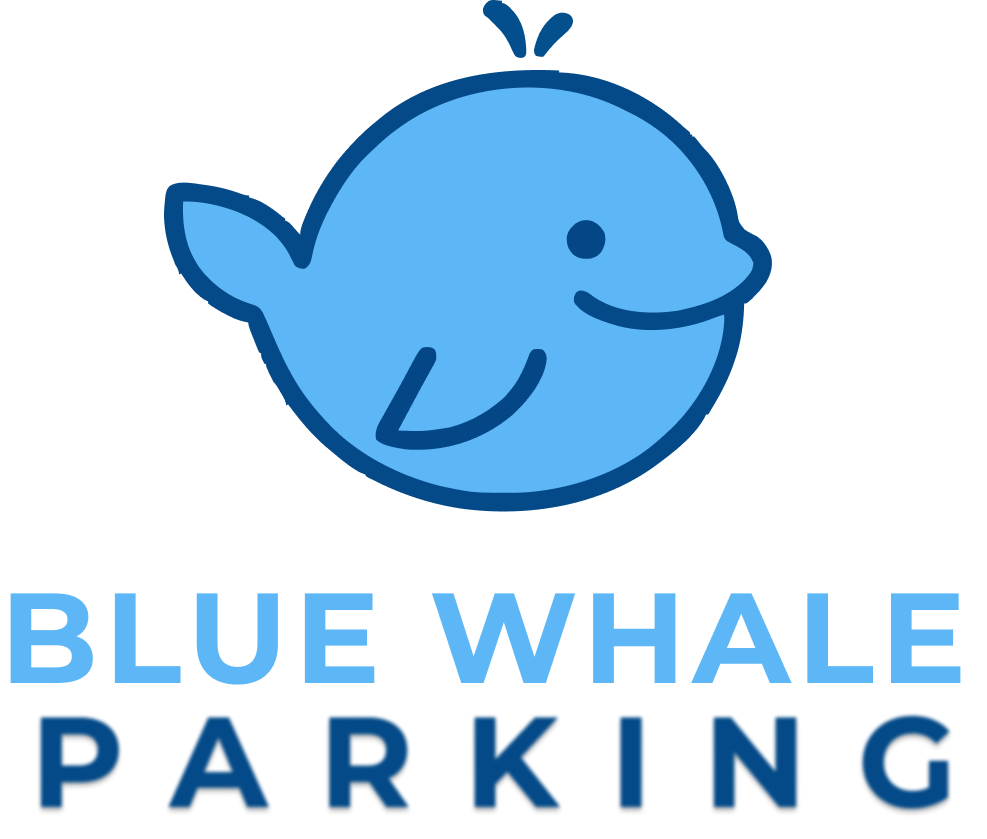 Blue Whale Parking Logo